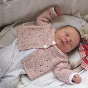 Elizabeth Hand Knitted Matinee Jacket