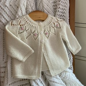 The Rosa Embroidered Matinee Jacket - Image 2