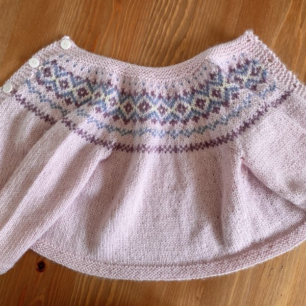 Isabella Hand Knitted Baby Matinee Jacket - Image 4