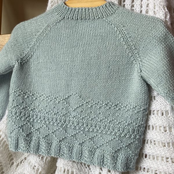 Edward Hand Knitted Baby Cardigan - Image 3