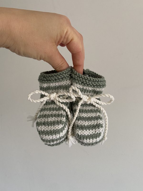 James Hand Knitted Booties