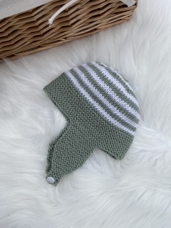 James Hand Knitted Booties & Bonnet Set - Image 7