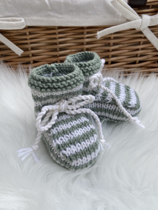 James Hand Knitted Booties - Image 2