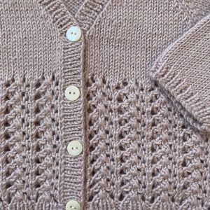 Charlotte Hand Knitted Baby Cardigan - Image 9