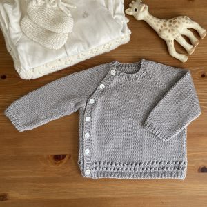 Stanley Hand Knitted Baby Cardigan