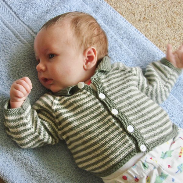 James Hand Knitted Baby Cardigan - Image 7