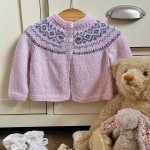Isabella Hand Knitted Baby Matinee Jacket