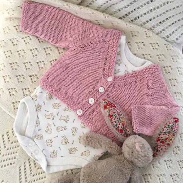 Sofia Hand Knitted Baby Cardigan - Image 5