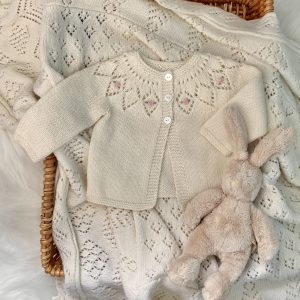 Rosa Hand Knitted Matinee Jacket