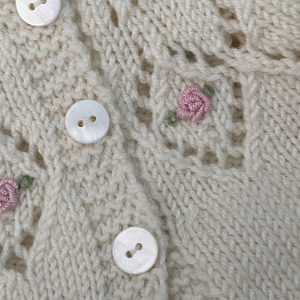 The Rosa Embroidered Matinee Jacket - Image 5