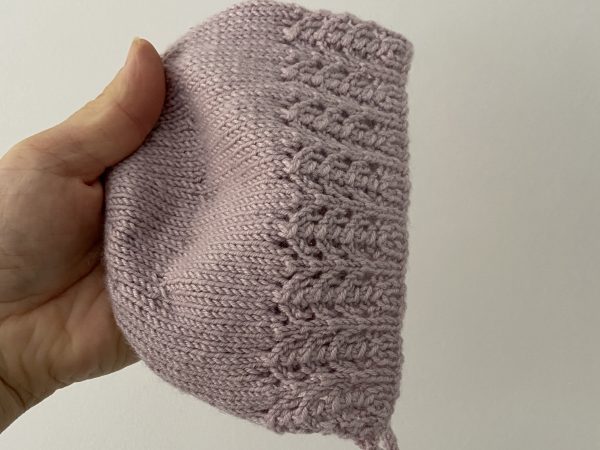 Charlotte - Hand Knitted Bonnet - Image 2