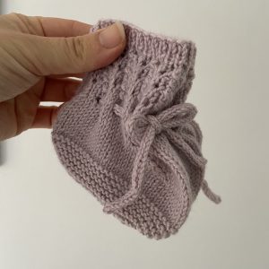 Charlotte Hand Knitted Booties