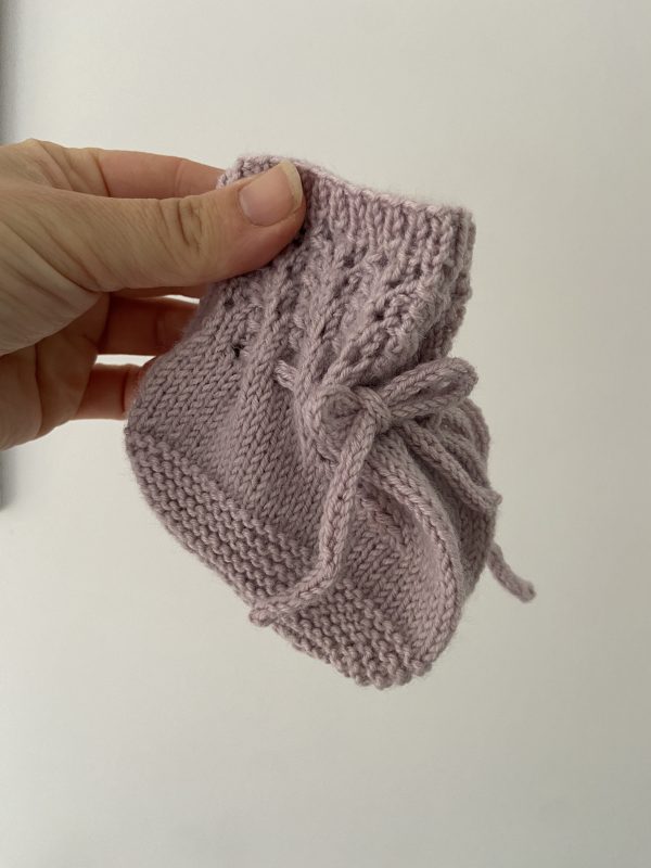 Charlotte Hand Knitted Booties