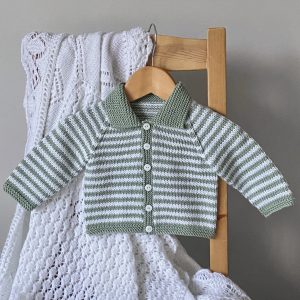 James Hand Knitted Baby Cardigan