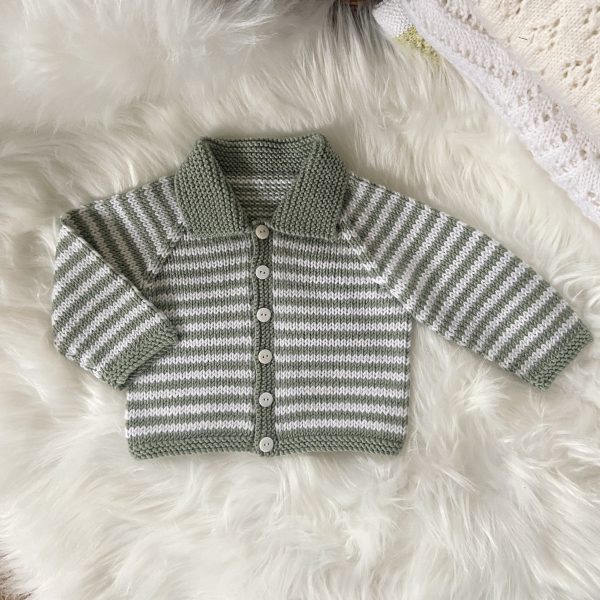 James Hand Knitted Baby Cardigan - Image 3