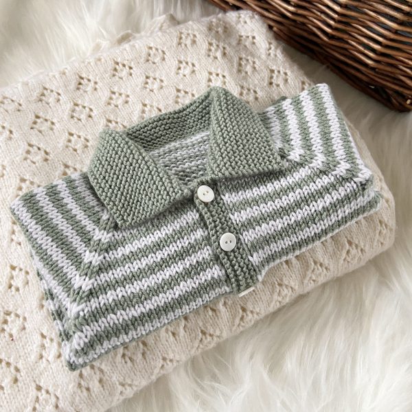 James Hand Knitted Baby Cardigan - Image 5
