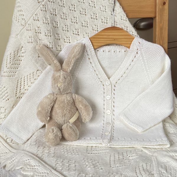 Sofia Hand Knitted Baby Cardigan