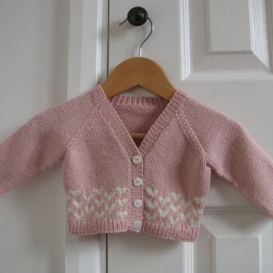 Mabel Hand Knitted Baby Cardigan