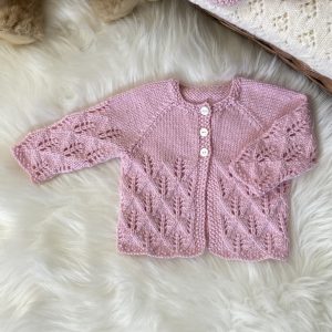Catherine Hand Knitted Baby Cardigan