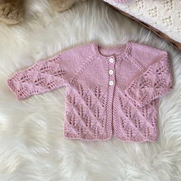 Catherine Hand Knitted Baby Cardigan