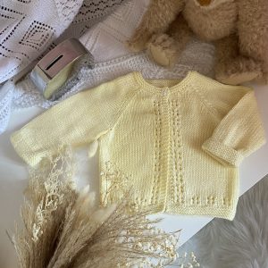 Cecilia Hand Knitted Baby Matinee Jacket