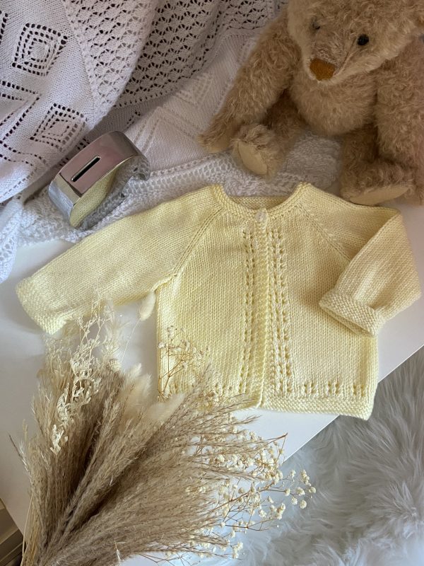 Cecilia Hand Knitted Baby Matinee Jacket