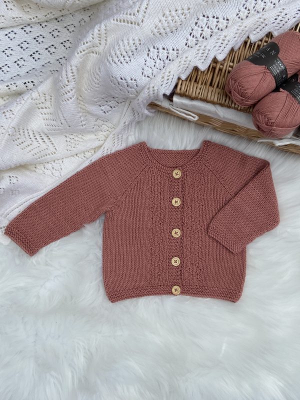 Harriette Hand Knitted Baby Cardigan - Image 2