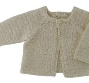 Dot Hand Knitted Matinee Jacket