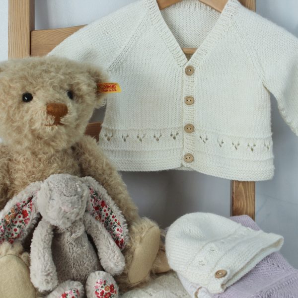 Hugo Hand Knitted Baby Cardigan - Image 8