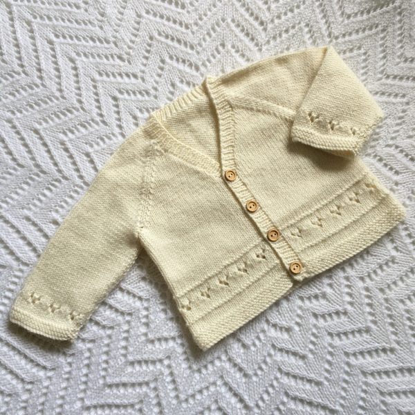 Hugo Hand Knitted Baby Cardigan - Image 6