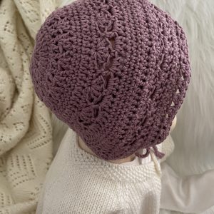 Grace Crocheted Bonnet - Image 2