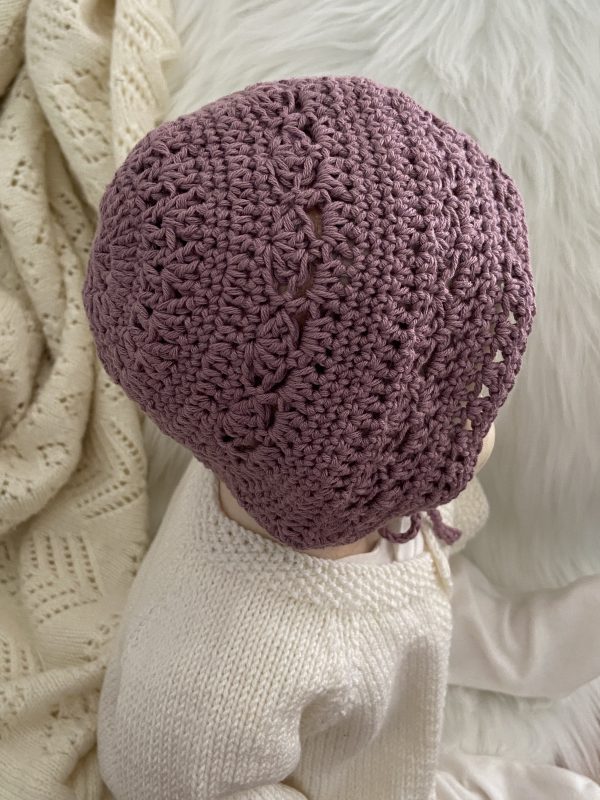 Grace Crocheted Bonnet - Image 2