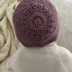 Grace Crocheted Bonnet - Image 3