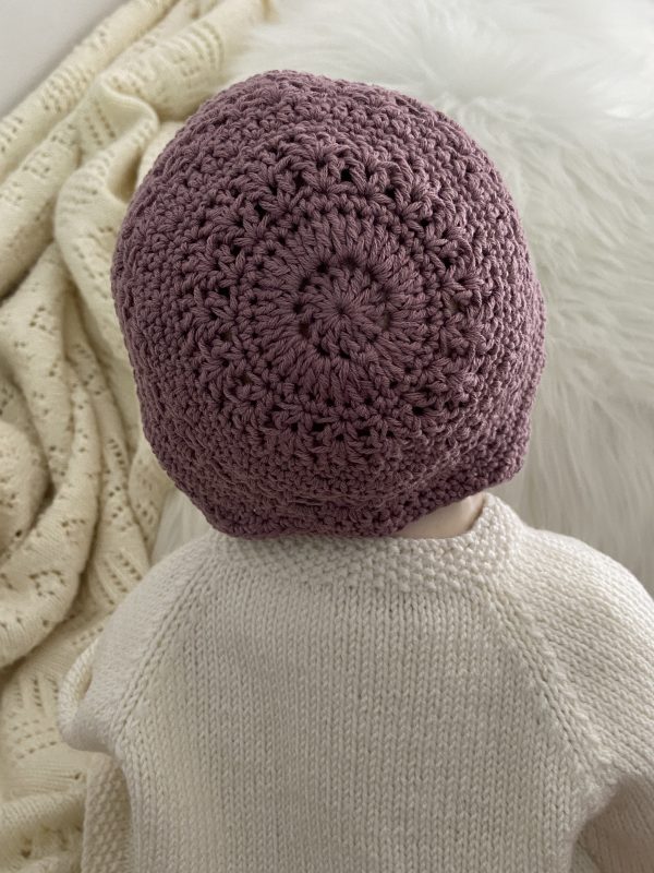 Grace Crocheted Bonnet - Image 3