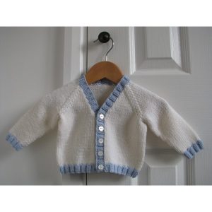 Harry Hand Knitted Baby Cardigan