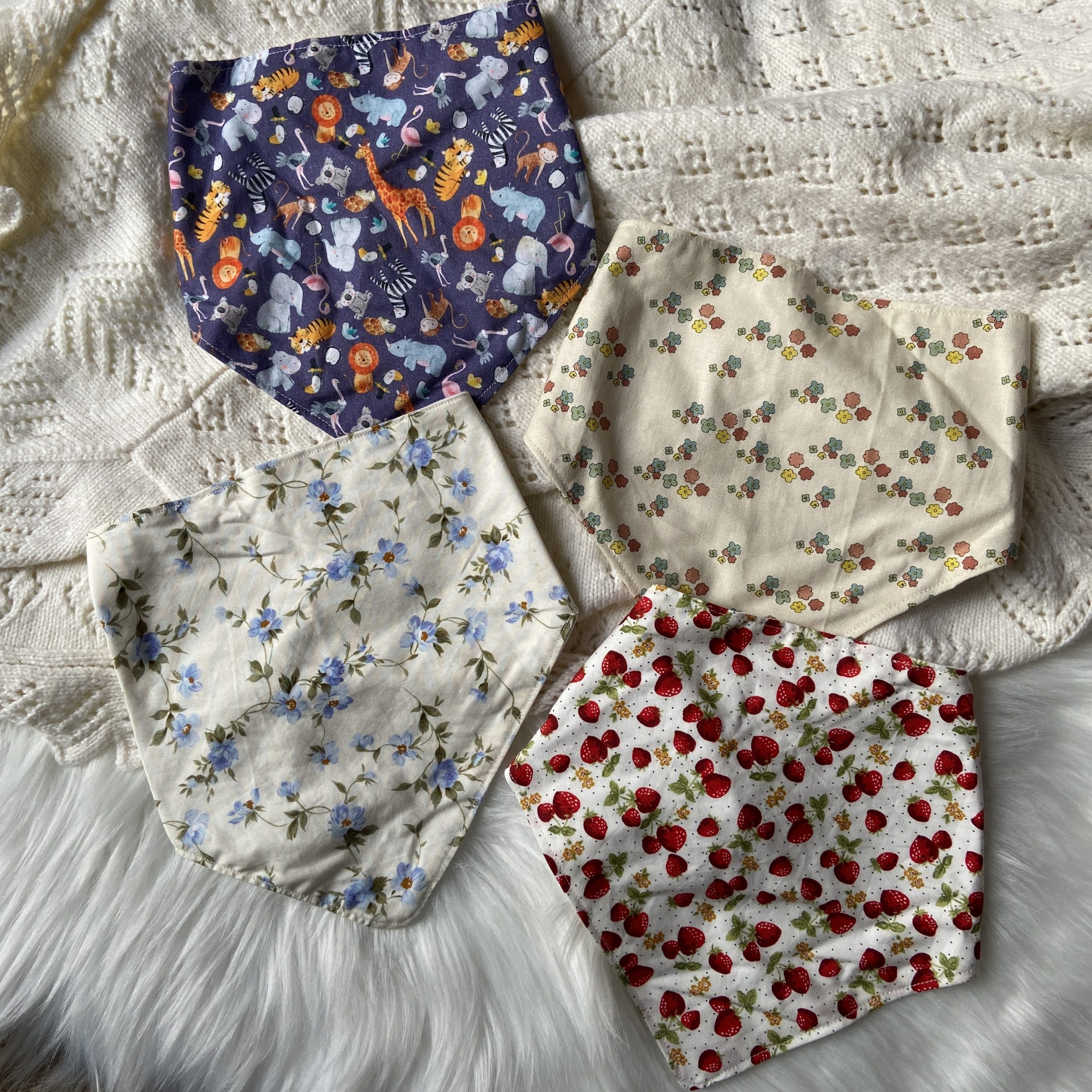 Bandana bibs - one size